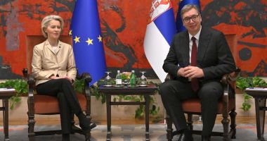 Stire din Actualitate : Ursula von der Leyen: „E timpul ca Serbia să fie concretă în dorinţa sa de a adera la UE”