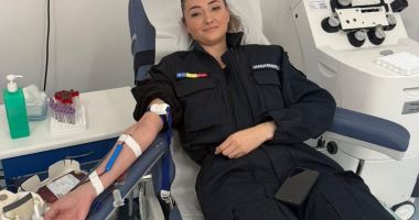 Stire din Eveniment : Jandarmii constănțeni, din nou aproape de oameni prin donarea de sânge