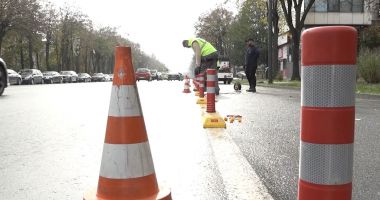 Stire din Social : Stâlpișorii de pe bulevardul Alexandru Lăpușneanu împart constănțenii