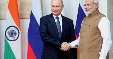 Stire din Actualitate : Vladimir Putin va merge în vizită de stat în India pe 4 și 5 decembrie