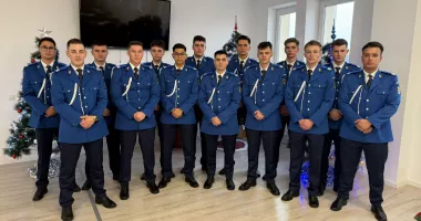 Stire din Eveniment : Inspectoratul de Jandarmi Constanța își întărește echipa cu 14 tineri absolvenți ai școlilor militare