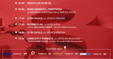 Stire din Actualitate : Programul zilei de marți, 30 decembrie, de la Antena 3 Constanța