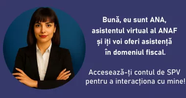Stire din Economie : Digitalizare: ANAF a lansat chatbot-ul ANA, un asistent virtual pentru informații fiscale