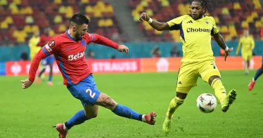Stire din Sport : Fotbal: FCSB, eliminată din Europa League, după egalul din partida cu Fenerbahce Istanbul