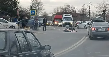 Motociclist de 16 ani, rănit grav după impactul cu un autoturism, la Murfatlar - 3