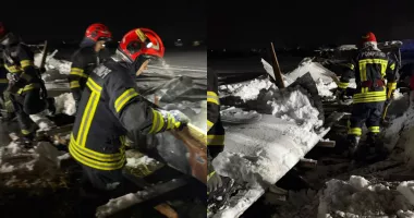 Stire din Eveniment : Saivan prăbușit sub greutatea zăpezii. Zeci de animale au murit