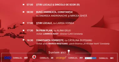 Stire din Actualitate : Programul zilei de marți, 24 februarie, de la Antena 3 Constanța