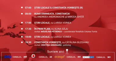 Stire din Actualitate : Programul zilei de miercuri, 1 aprilie, de la Antena 3 Constanța