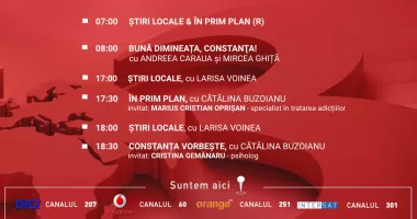Stire din Actualitate : Programul zilei de marți, 14 aprilie, de la Antena 3 Constanța