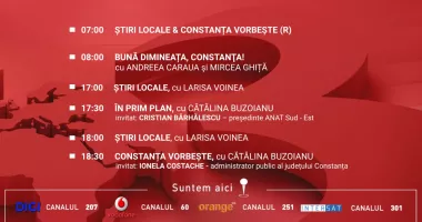 Stire din Actualitate : Programul zilei de miercuri, 15 aprilie, de la Antena 3 Constanța