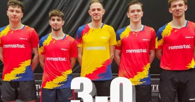 Stire din Sport : Naționala masculină de tenis de masă a României, debut cu dreptul la Mondialele de la Londra