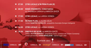 Stire din Actualitate : Programul zilei de luni, 4 mai, de la Antena 3 Constanța