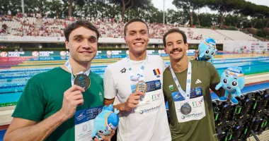 David Popovici, învingător în proba de 100 m liber, la Trofeul Settecolli