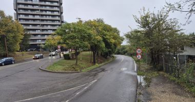 Trafic restricționat pe strada Valea Portului din Constanța, din cauza ploilor abundente - 2