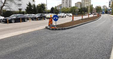 Reconfigurarea sensului giratoriu de la intrarea în stațiunea Mamaia a fost finalizată - 2