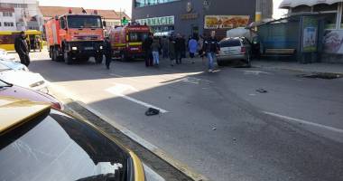 Galerie FOTO. Accident rutier în zona Oxford din CONSTANȚA - UPDATE - 2