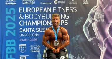 Stire din Sport : Gabriel Moise, de la CS Farul, medaliat cu argint la Campionatul European de culturism şi fitness