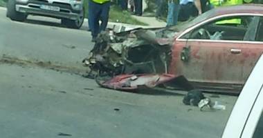 Galerie FOTO. TRAGEDIE PE ȘOSEA, LA OVIDIU. A MURIT PE LOC ÎNTR-O LIMUZINĂ AUDI - 6