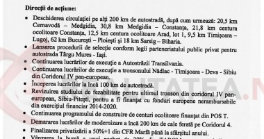 PROGRAMUL DE GUVERNARE al Cabinetului Ungureanu - 17