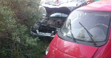 Galerie foto. Și-au făcut mașinile praf! Accident rutier în Eforie Nord - 2