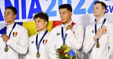 Stire din Sport : Constănţeanul Patrick Dinu, cursă fantastică pentru aurul ştafetei 4x100 m liber a României
