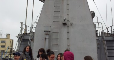 Elevii constănțeni, în vizită pe nava amiral a Gărzii de Coastă - Galerie Foto - 4