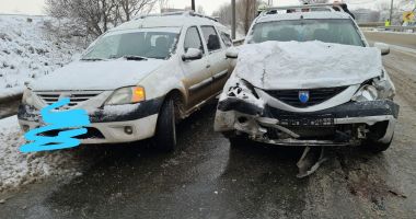 Accident rutier la Eforie. Graba, pe ninsoare, face victime! - 3