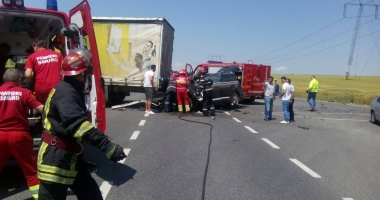 VIDEO / UPDATE.ACCIDENT RUTIER GRAV la ieșire din Kogălniceanu - 1