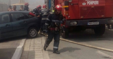 GALERIE FOTO ȘI VIDEO. INCENDIU DE PROPORȚII LA CONSTANȚA. CASĂ MISTUITĂ DE FLĂCĂRI. DOUĂ VICTIME - 2