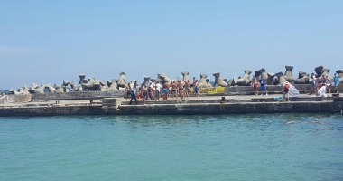 TURIST ÎNECAT LA NEPTUN. Intervine elicopterul SMURD! - 1