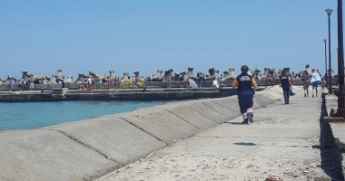 TURIST ÎNECAT LA NEPTUN. Intervine elicopterul SMURD! - 2