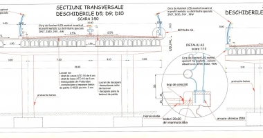 Cum va arăta Podul de la Butelii. Arteră pietonală, parapete anti-fonice, separatoare de sens și led-uri albastre - 4