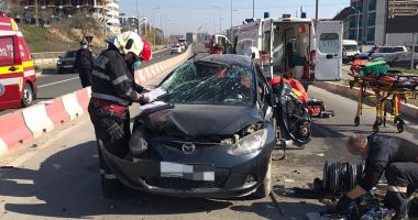 ACCIDENT GRAV în Mamaia Nord. A intervenit elicopterul SMURD - 1