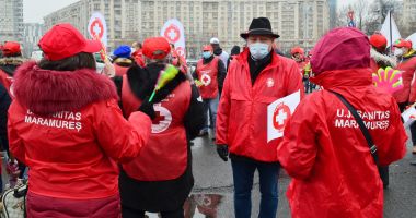 Federaţia Sanitas pichetează Guvernul României. Ce solicită salariaţii din Sănătate