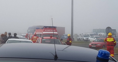 GALERIE FOTO / ACCIDENT GRAV PE AUTOSTRADA SOARELUI. 3 morti, 60 răniti. S-A ACTIVAT CODUL ROSU - 14