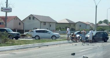 Accident rutier într-o INTERSECȚIE PERICULOASĂ din județul Constanța!