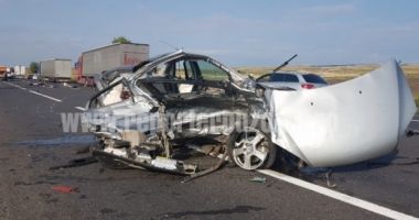 Accident grav pe DN2! O persoană a murit și două sunt grav rănite