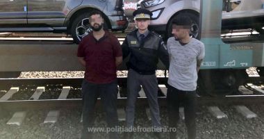 Un sirian si un marocan, ascunși pe platforma unui tren de marfă, depistați la frontieră
