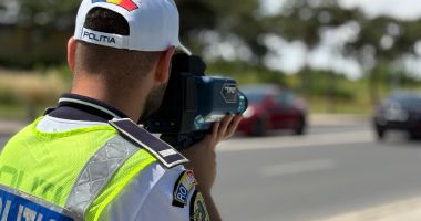 Stire din Eveniment : Controale în traficul din municipiul Constanța. Polițiștii au pândit șoferii vitezomani