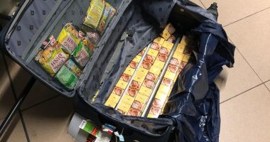 16.380 de țigări de contrabandă, confiscate de vameșii din Otopeni