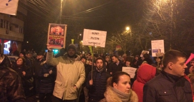 GALERIE FOTO / A CINCEA SEARĂ DE PROTESTE LA CONSTANȚA - 2