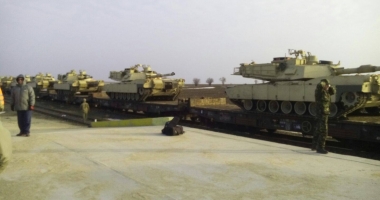 Galerie foto. Sute de soldați americani, tancuri și alte vehicule de luptă au ajuns la Constanța - 5