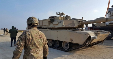 Galerie foto. Sute de soldați americani, tancuri și alte vehicule de luptă au ajuns la Constanța - 4