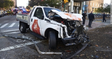 GALERIE FOTO / ATAC SÂNGEROS la New York. Un bărbat a intrat cu camionul în trecători: 8 morți și numeroși răniți - 9
