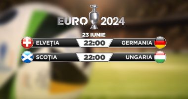 Stire din Sport : UEFA Euro 2024: Programul meciurilor de duminică