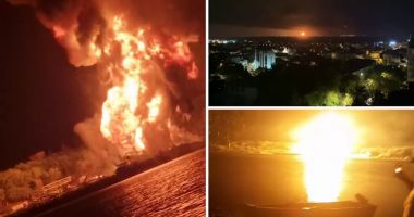 Stire din Eveniment : TULCEA, TERORIZATĂ DE BOMBARDAMENTELE DIN UCRAINA! A fost emis Ro-Alert, cerul roşu, vizibil de pe faleză