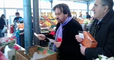 Galerie FOTO - Echipa PP-DD Constanța  a "invadat" orașul cu flori și mărțișoare - 4