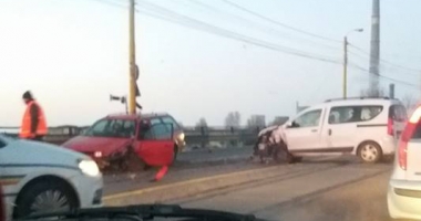 Accident pe Podul de la Butelii, în această dimineață