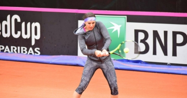 Galerie foto / Simona Halep, Irina Begu și Sorana Cârstea, antrenament intens pe zgura din Mamaia - 2