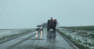 Galerie foto / S-A ÎNTORS IARNA LA CONSTANȚA. A nins în tot județul - 2